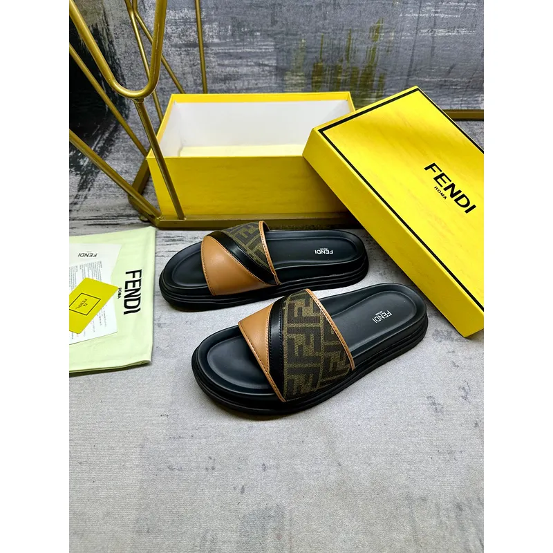 Fendi shoes for Fendi Slippers for men #A50795