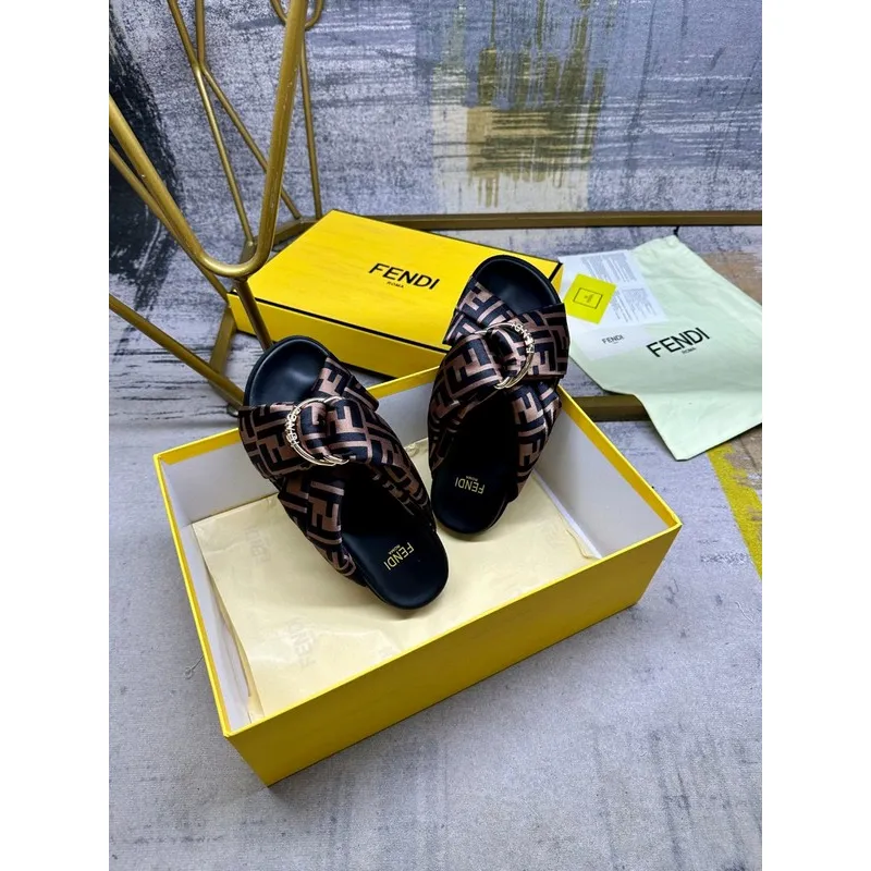 Fendi shoes for Fendi slippers for women #A49895