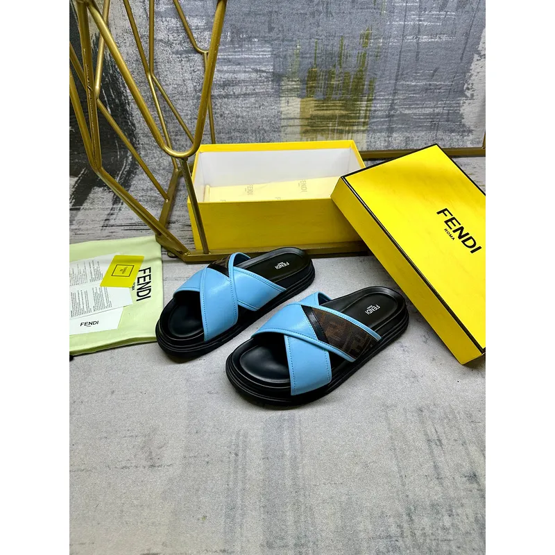 Fendi shoes for Fendi Slippers for men #A50787