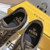 Fendi shoes for Womens Fendi Domino Sneakers Brown #A49014