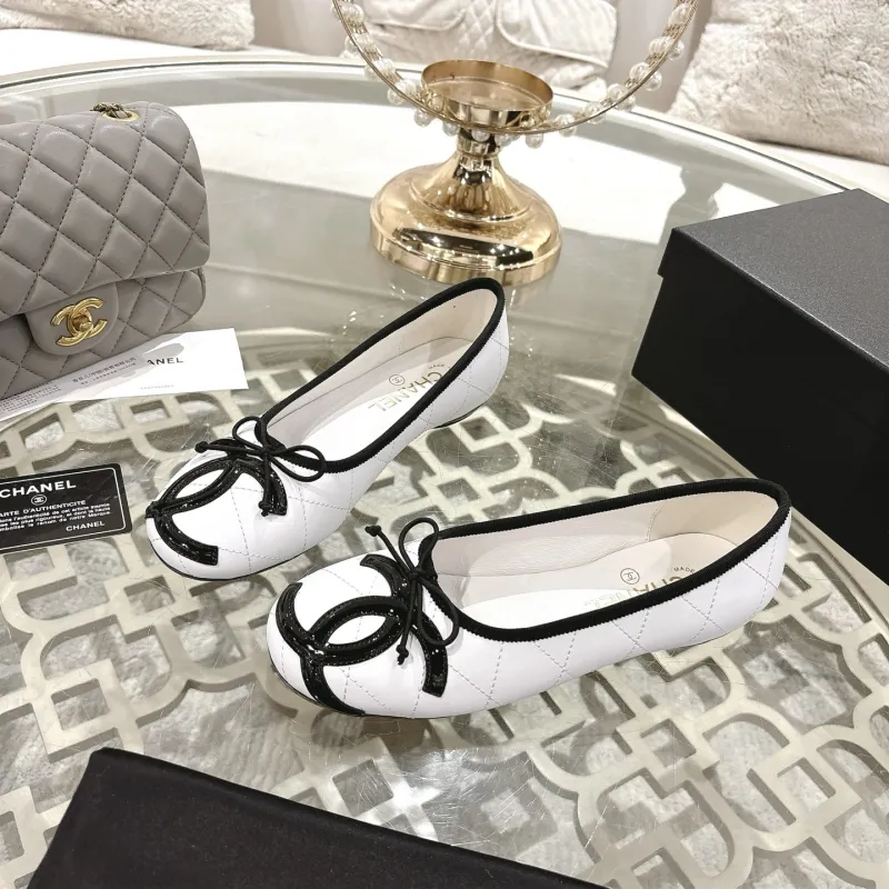 Chanel  Ballet Flats with Logo For Women #A54800