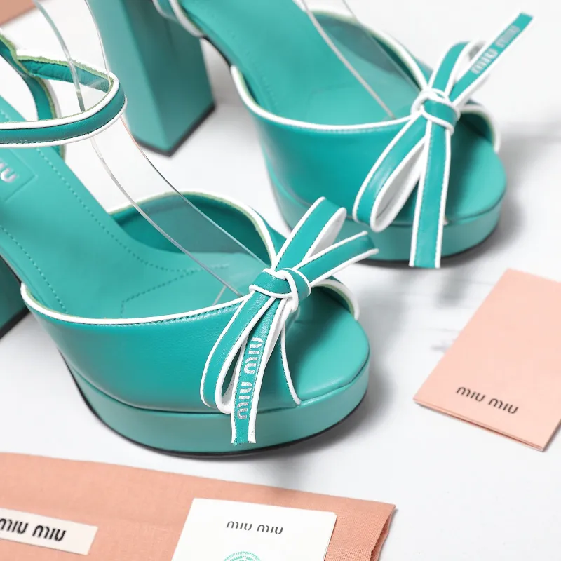 Miu Miu Shoes for MIUMIU High-heeled shoes for women Heel height:12cm #A61179