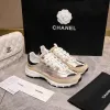 Chanel Metallic  Accent Couples Sneakers #A54341