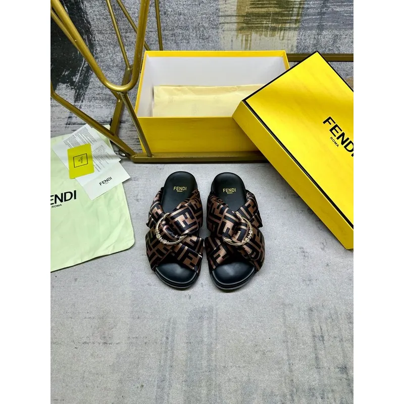 Fendi shoes for Fendi slippers for women #A49895