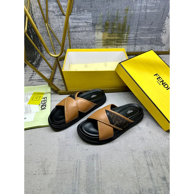 Fendi shoes for Fendi Slippers for men #A50789 Fendi shoes for Fendi Slippers for men #A50789
