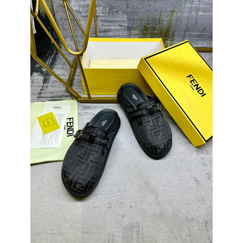 Fendi shoes for Fendi Slippers for men #A50777