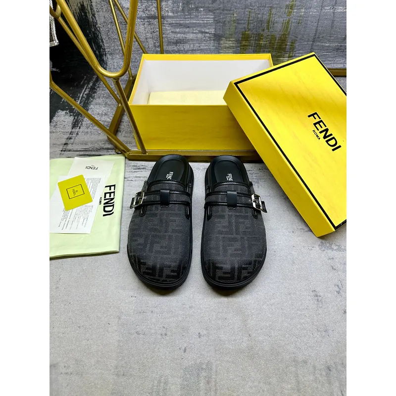 Fendi shoes for Fendi Slippers for men #A50777