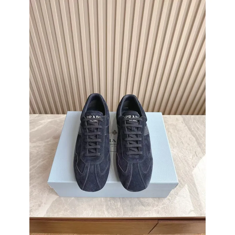 Prada Shoes Prada Sneakers Prada Rank Suede T-Toe Retro Runner Sneakers #A53234