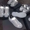 Alexander McQueen Luminous shoes Unisex McQueen White Sneakers top leather #99899363 Alexander McQueen Luminous shoes Unisex McQueen White Sneakers top leather #99899363