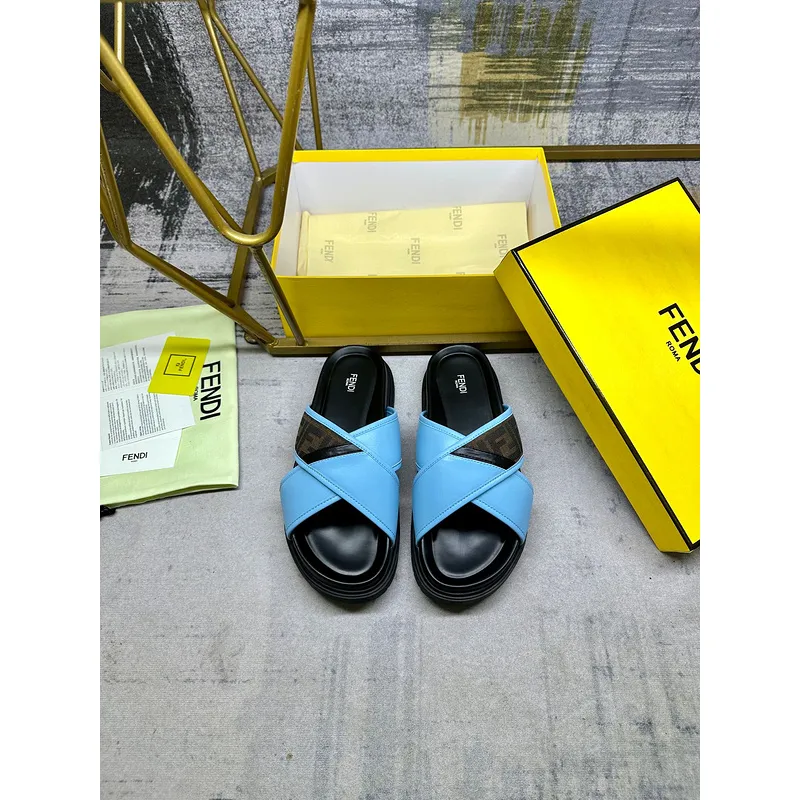 Fendi shoes for Fendi Slippers for men #A50787