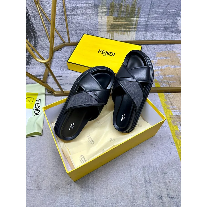 Fendi shoes for Fendi Slippers for men #A50791