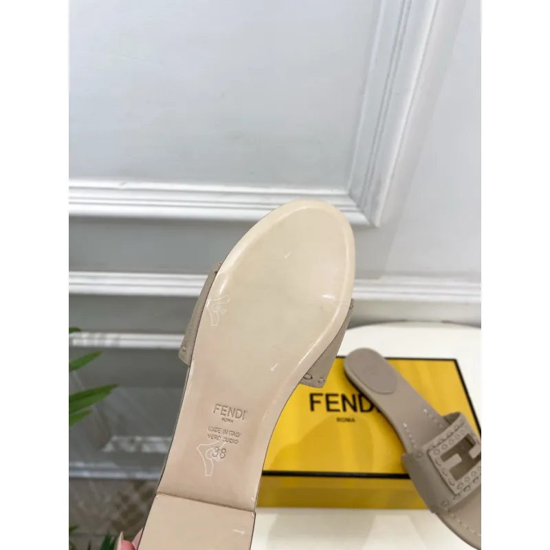 Fendi shoes for Fendi slippers for women #A65237