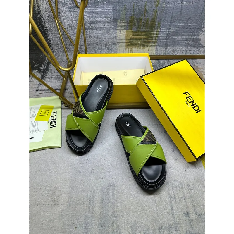 Fendi shoes for Fendi Slippers for men #A50788