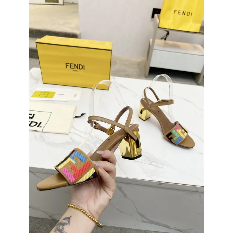 Fendi shoes for Fendi High-heeled shoes for women #A49596