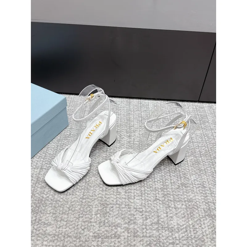Prada Shoes for Womens Prada Sandals Heel height:7cm #A65290