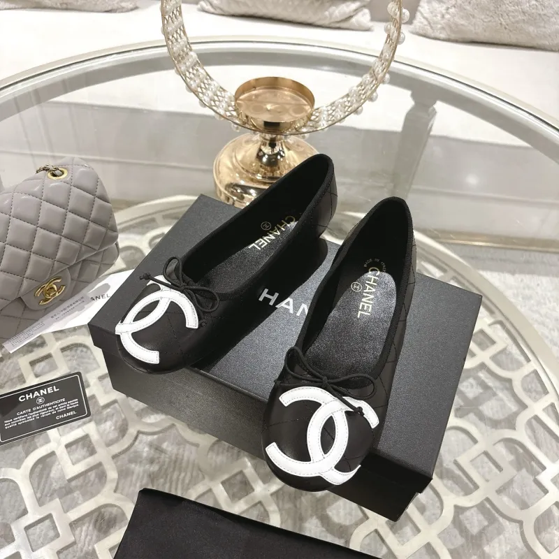 Chanel  Ballet Flats with Logo For Women #A54799