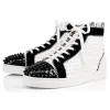 2020 CL Redbottom red bottoms men women fashion luxury designer shoes spike high top sneakers black white bred grey leather suede flats casual shoe #9874153