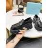 Prada Unisex Shoes Casual height increasing leather shoes #A39524