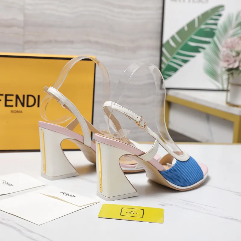 Fendi shoes for Fendi High-heeled shoes for women Heel height:9.5cm #A61169