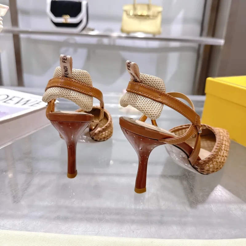 Fendi shoes for Fendi High-heeled shoes for women #A61806