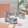 Miu Miu Shoes for MIUMIU High-heeled shoes for women Heel height:12cm #A61177
