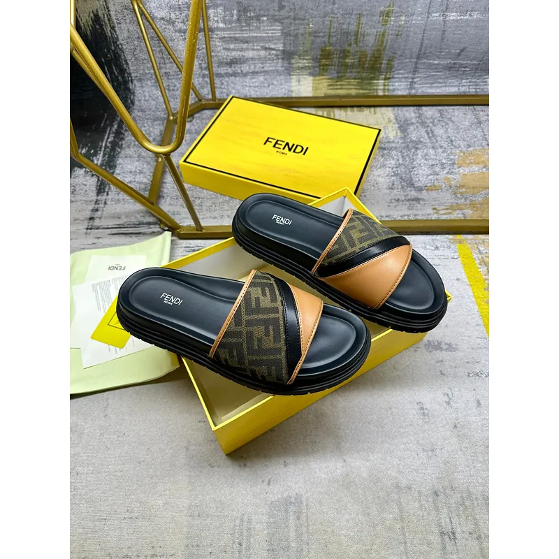 Fendi shoes for Fendi Slippers for men #A50795