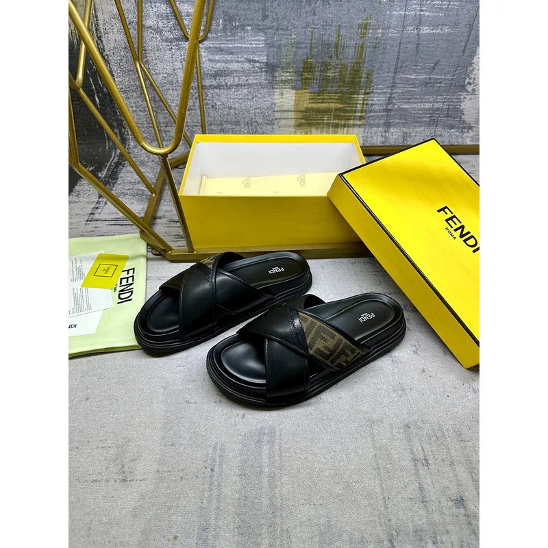 Fendi shoes for Fendi Slippers for men #A50790 Fendi shoes for Fendi Slippers for men #A50790
