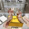 Fendi Womens Colibri 55MM/85MM Embellished Leather Slingback Pumps #A49031