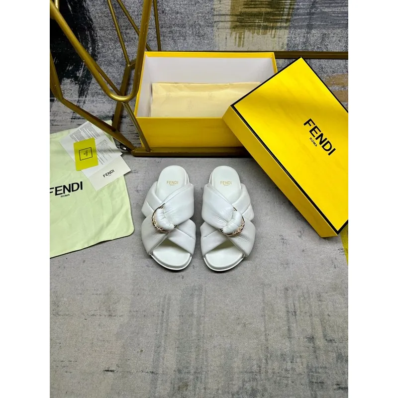 Fendi shoes for Fendi slippers for women #A49896