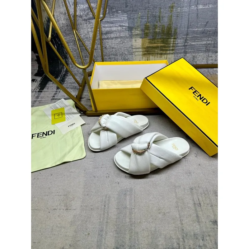 Fendi shoes for Fendi slippers for women #A49896