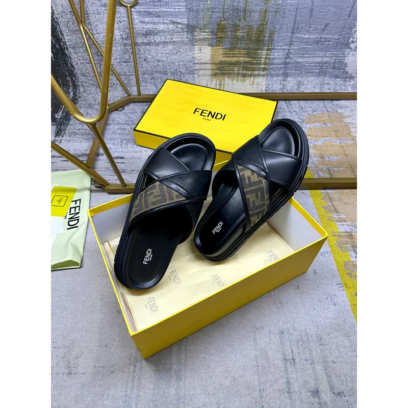 Fendi shoes for Fendi Slippers for men #A50790 Fendi shoes for Fendi Slippers for men #A50790