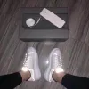 Alexander McQueen Luminous shoes Unisex McQueen White Sneakers top leather #99899363 Alexander McQueen Luminous shoes Unisex McQueen White Sneakers top leather #99899363
