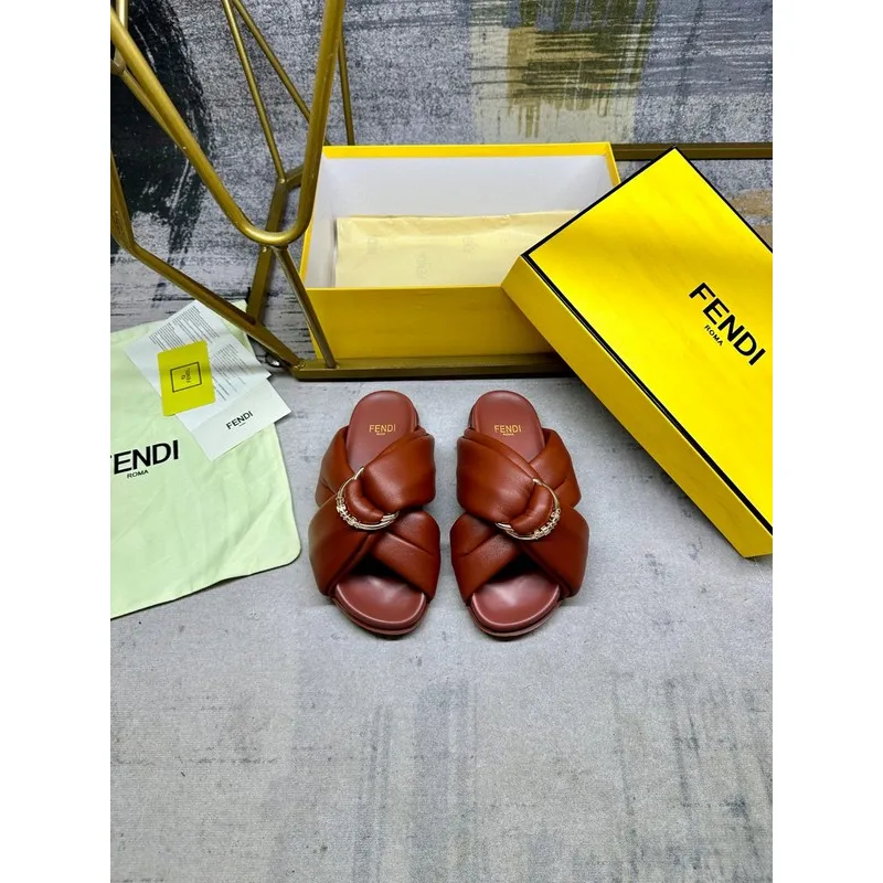 Fendi shoes for Fendi slippers for women #A49899