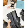 Prada Unisex Shoes Casual height increasing leather shoes #A39524