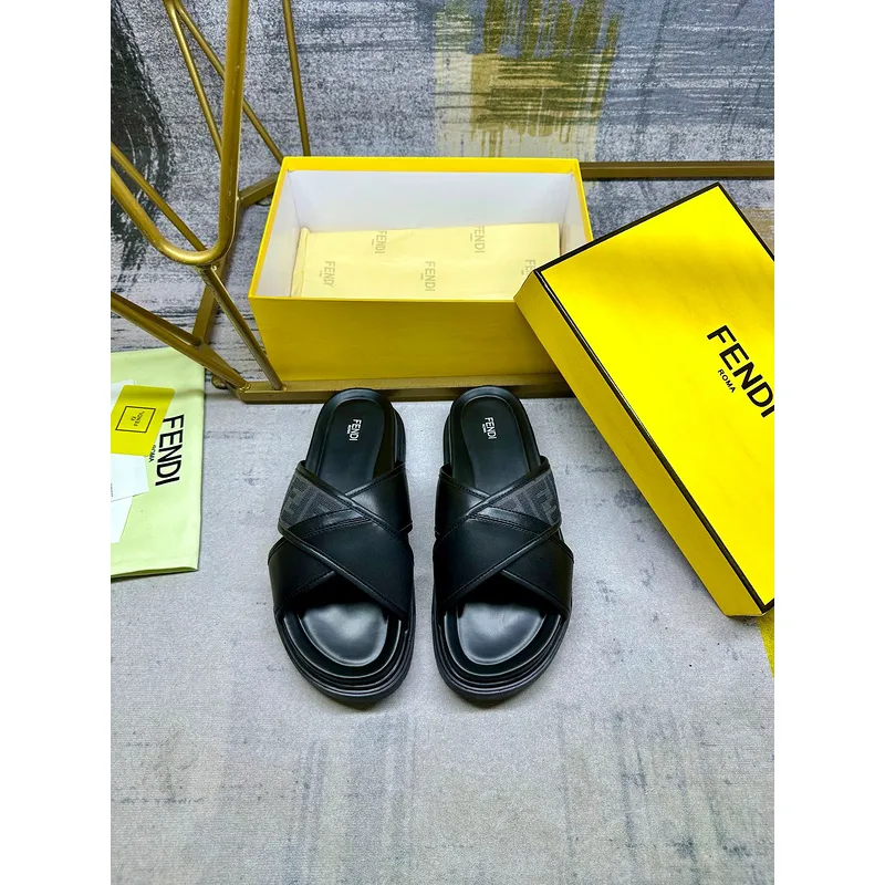Fendi shoes for Fendi Slippers for men #A50791