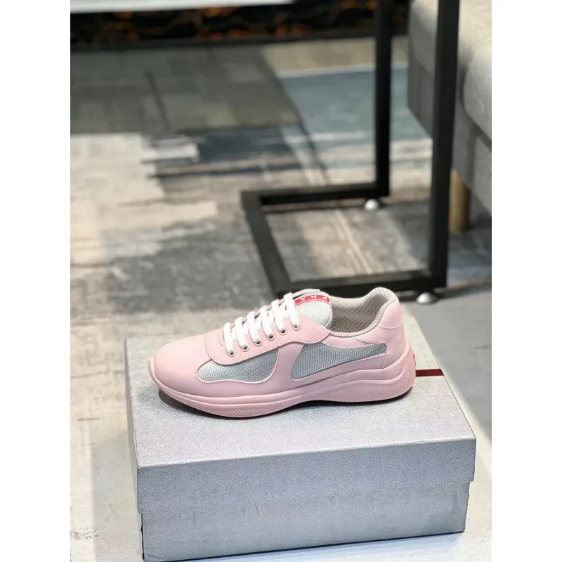 Prada Americas Cup Patent Leather Sneakers High Quality #A43246