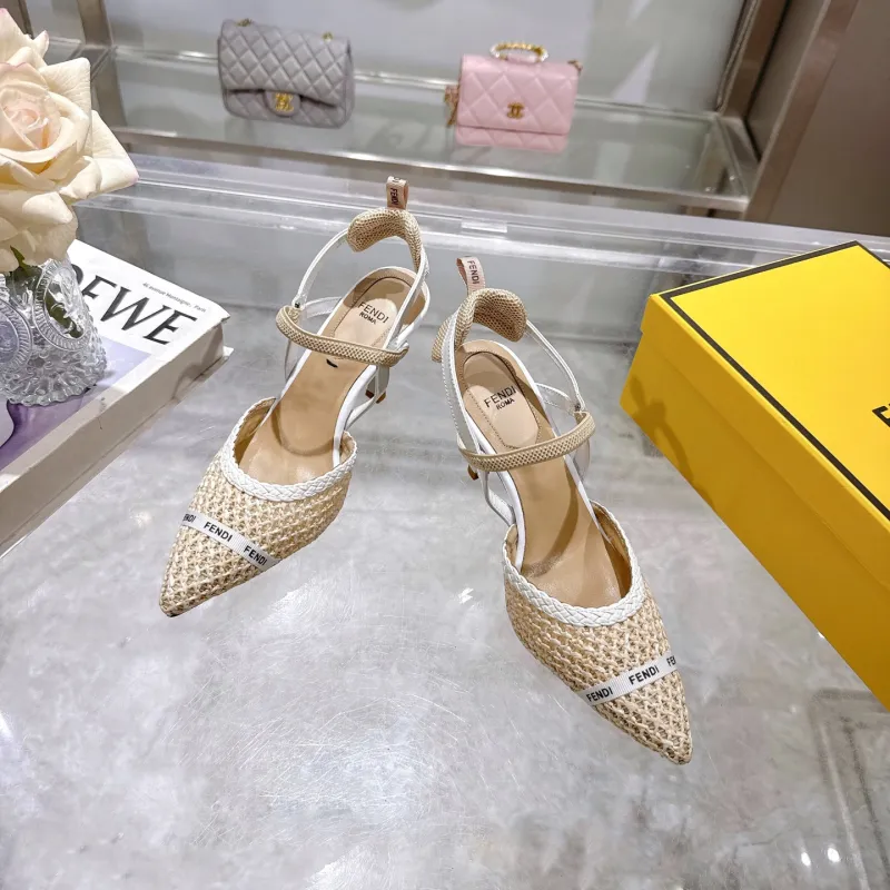 Fendi shoes for Fendi High-heeled shoes for women #A61804