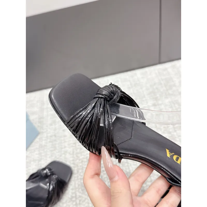 Prada Shoes for Womens Prada Sandals Heel height:7cm #A65288