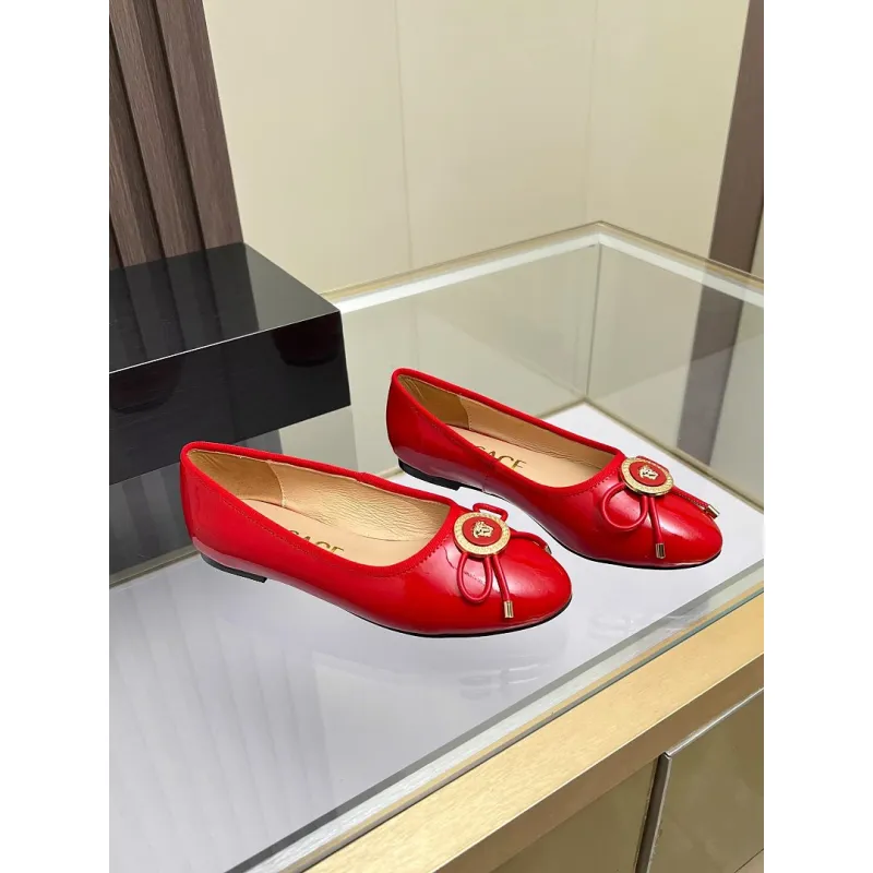 Versace shoes for Womens Versace Flats #A64768