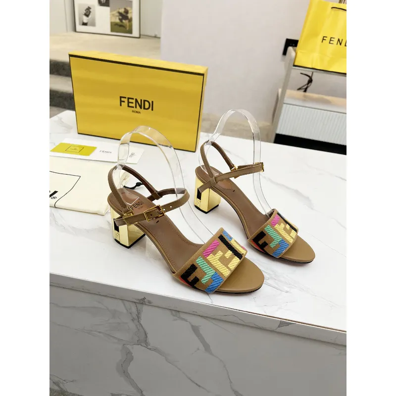 Fendi shoes for Fendi High-heeled shoes for women #A49596