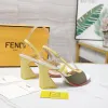 Fendi shoes for Fendi High-heeled shoes for women #A61168