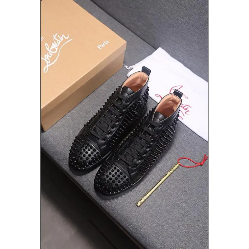 CL Redbottom Bottom Red Bottoms Studded Spikes CL Mens casual Shoes Sneakers (4 colors) #963398
