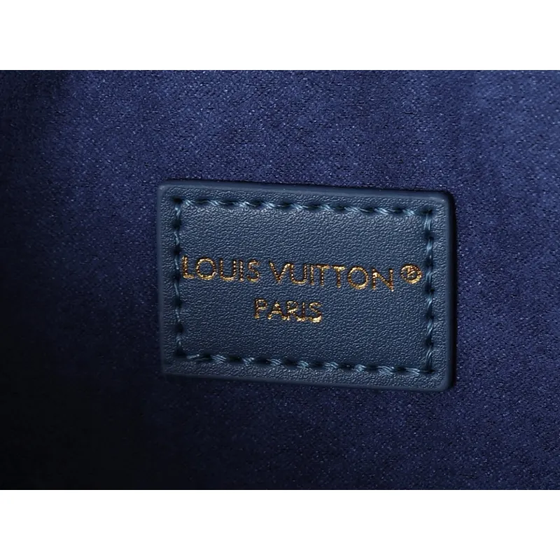 2026 Yellow Clover Pattern Blue Accents Luxury Leather Stylish Travel bag #A60318 2026 Yellow Clover Pattern Blue Accents Luxury Leather Stylish Travel bag #A60318