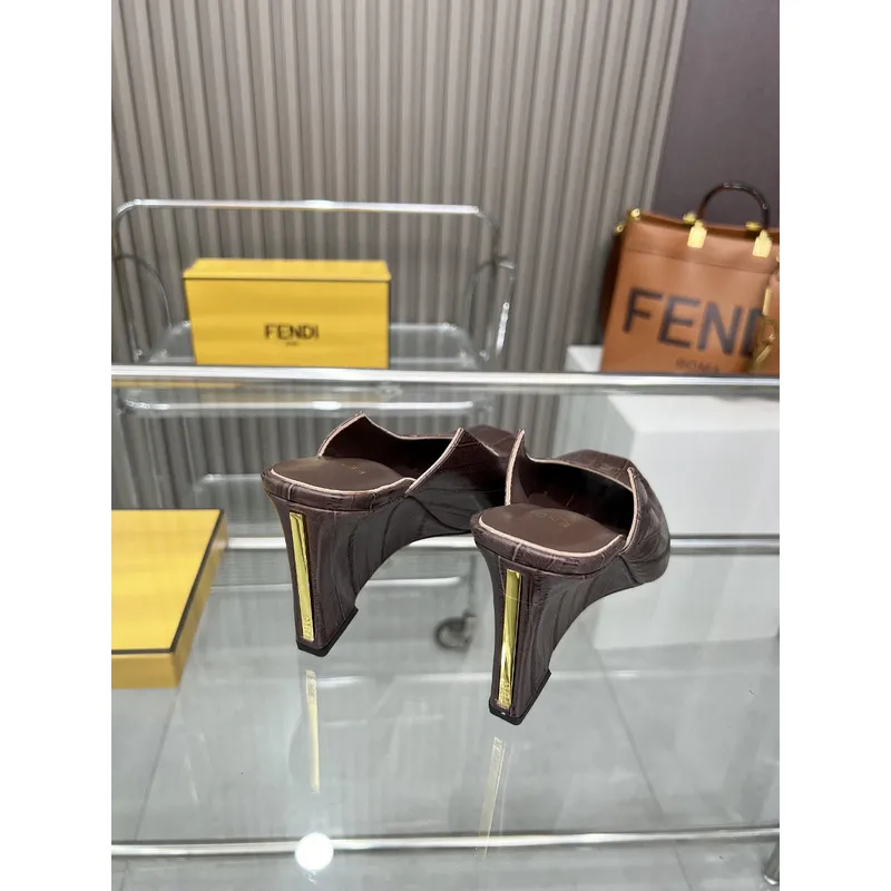 Fendi shoes for Fendi High-heeled shoes for women #A52456