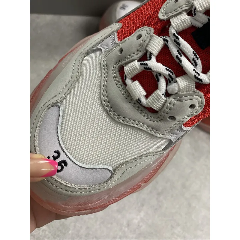 Top Quality Balenciaga triple s Balencia 2-generation visible and transparent crystal air cushion sole made of old thick base Laoda Shoes Size: 35-46 #9874266