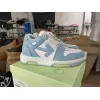 Off-White Mens Sneakers Out Of Office Calf Leather Blue/Black/Grey #A29165 Off-White Mens Sneakers Out Of Office Calf Leather Blue/Black/Grey #A29165