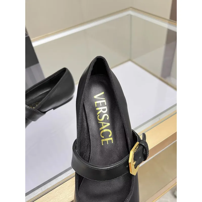 Versace shoes for Womens Versace Flats #A64774