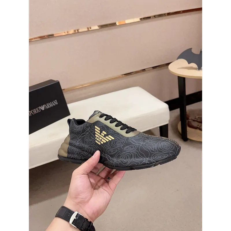 Arm*ni Multi-Tone Sneakers - Fashion & Structured #A48666