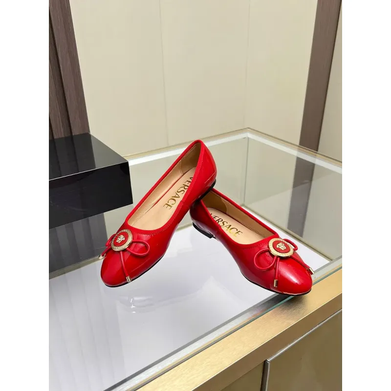 Versace shoes for Womens Versace Flats #A64768