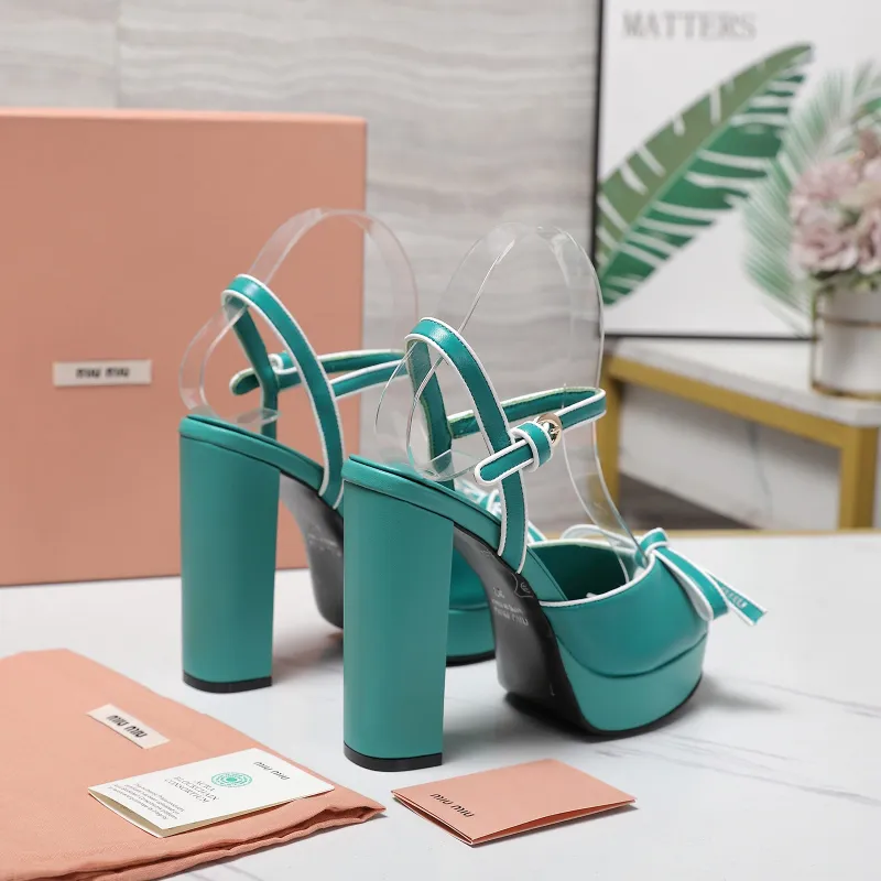 Miu Miu Shoes for MIUMIU High-heeled shoes for women Heel height:12cm #A61179